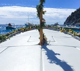 Wedding Capri Blue Boats