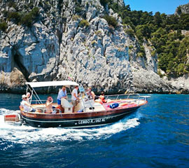 Capri Blue Boats